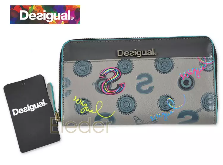 Desigual Geldbörse Tommy Monogram Fluor Geldbeutel Portmonai 31X5224